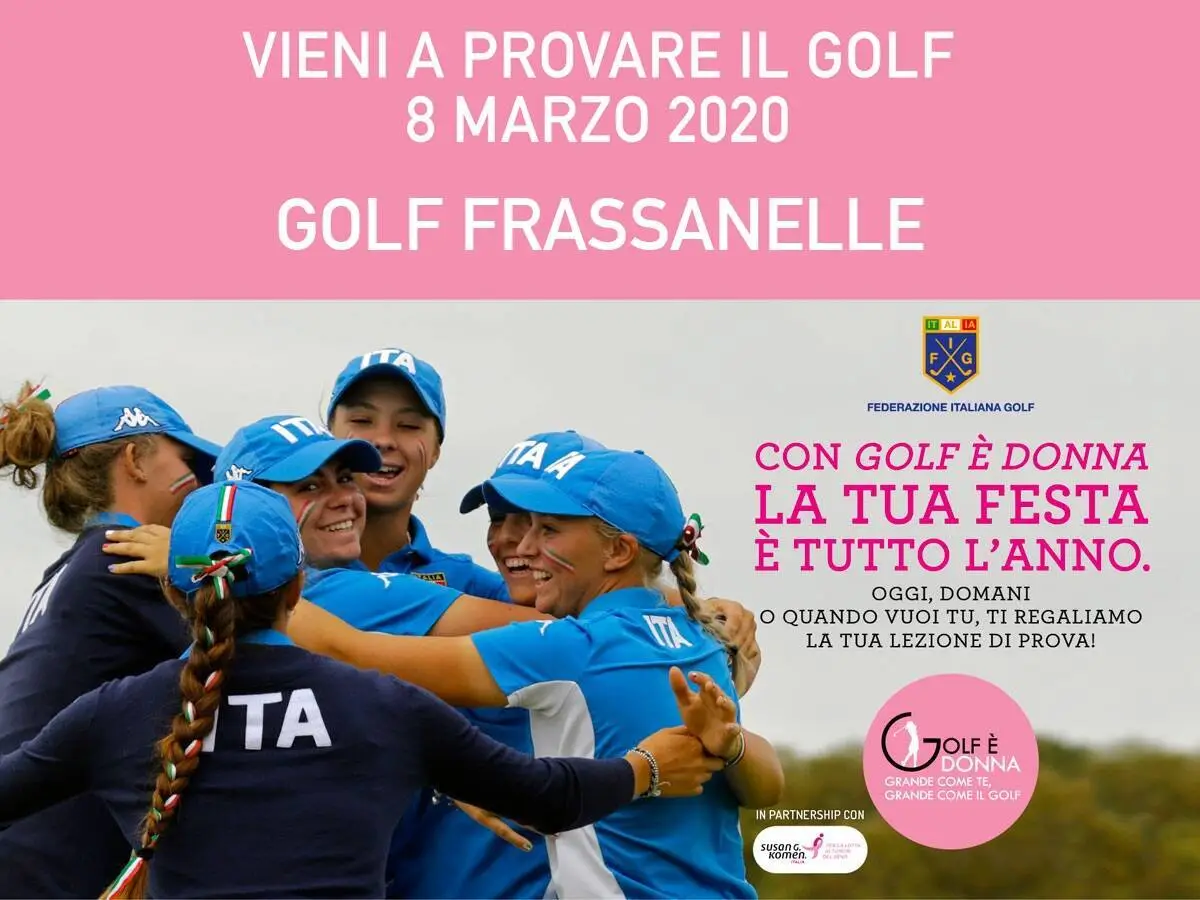 GOLF è DONNA 8 marzo 2020