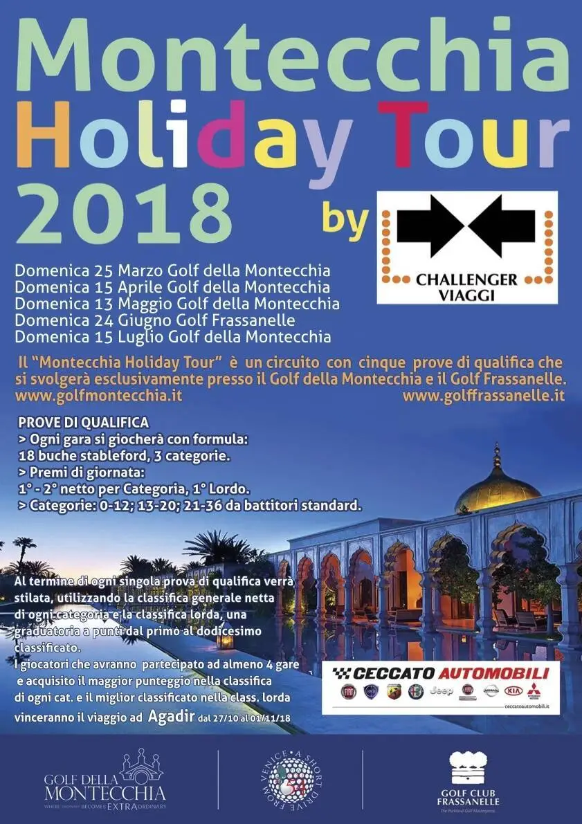 MONTECCHIA HOLIDAY TOUR 2018